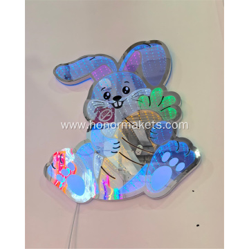 Easter Bunny tunnel lights